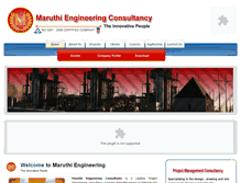 Tablet Screenshot of maruthiengg.com